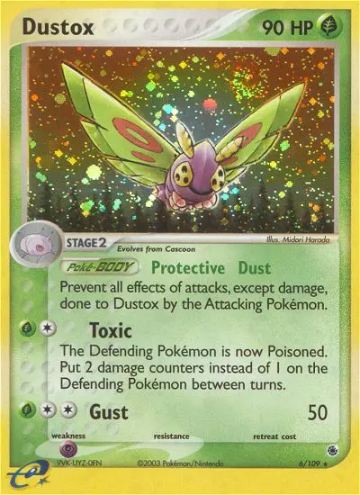 Dustox 6 card from Ruby & Sapphire