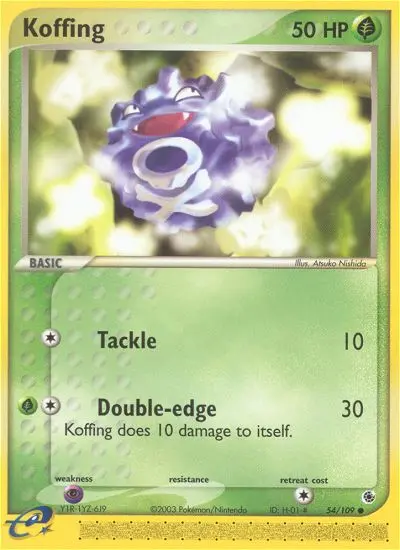 Koffing 54 — Ruby & Sapphire 54, Normal finish