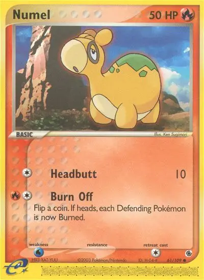 Numel 61 card from Ruby & Sapphire