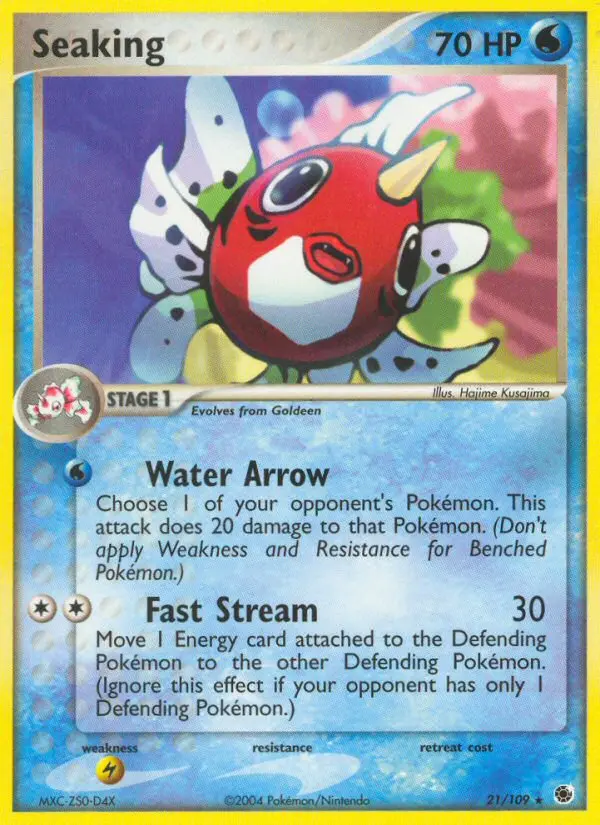 Seaking 21 card from Ruby & Sapphire