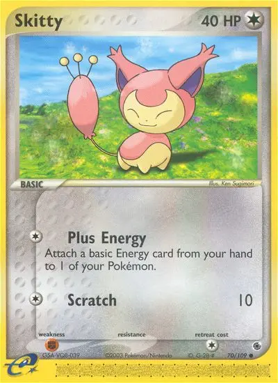 Skitty 70 — Ruby & Sapphire 70, Normal finish