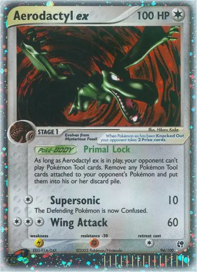 Aerodactyl ex 94 card from Sandstorm