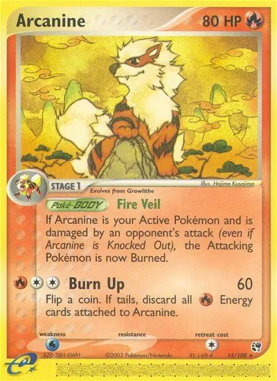 Arcanine 15 — Sandstorm 15, Normal finish