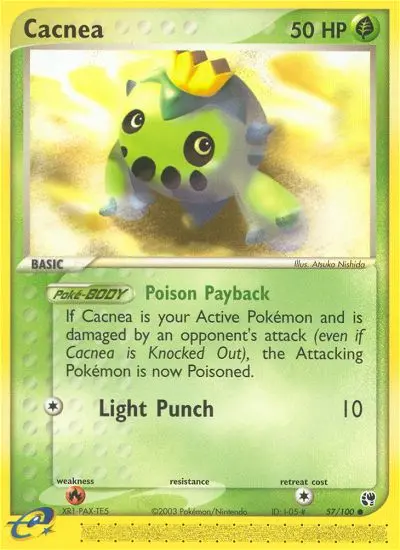 Cacnea 57 card from Sandstorm