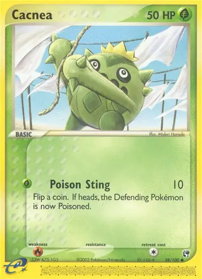 Cacnea 58 card from Sandstorm