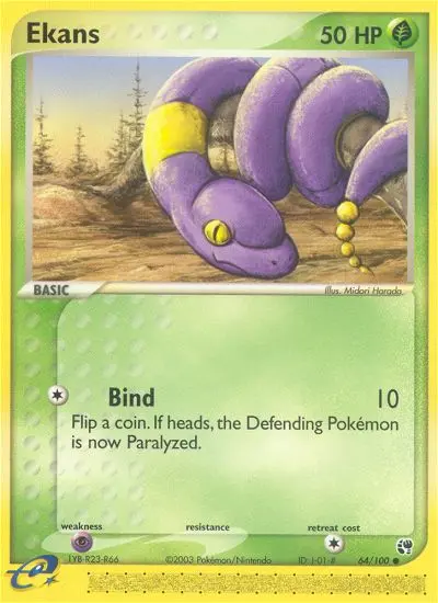 Ekans 64 card from Sandstorm