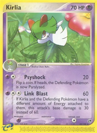 Kirlia 40 card from Sandstorm