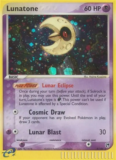 Lunatone 8 card from Sandstorm