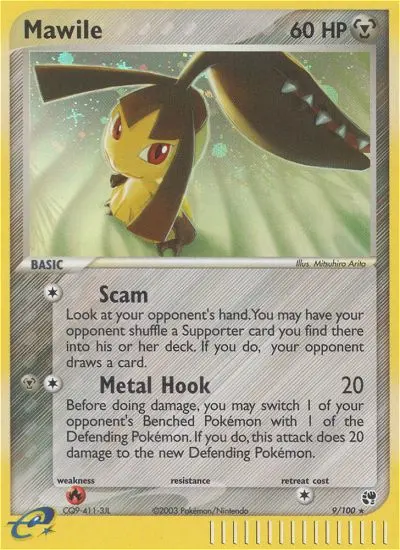 Mawile 9 card from Sandstorm