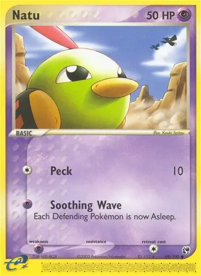 Natu 69 card from Sandstorm