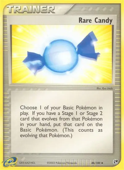 Rare Candy 88 card from Sandstorm