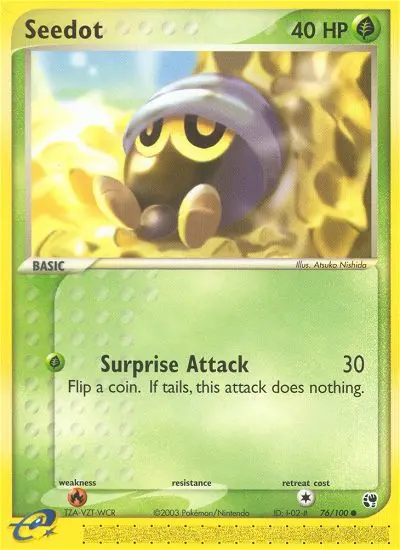 Seedot 76 card from Sandstorm