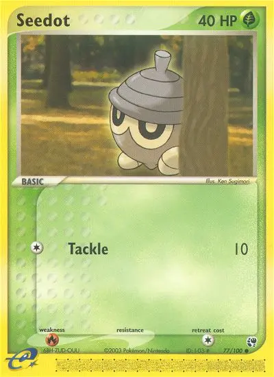 Seedot 77 card from Sandstorm