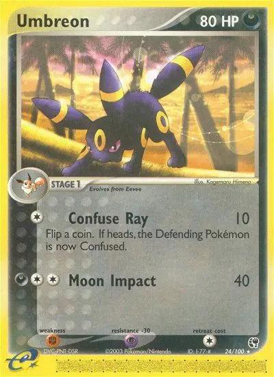 Umbreon 24 card from Sandstorm