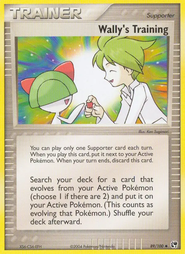 Wally's Training 89 card from Sandstorm