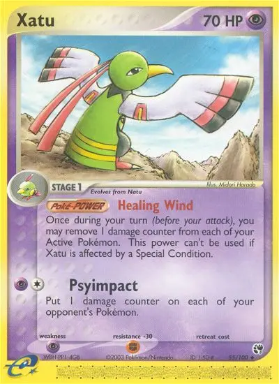 Xatu 55 card from Sandstorm