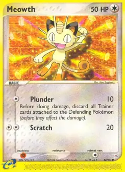Meowth — Team Magma vs Team Aqua #42