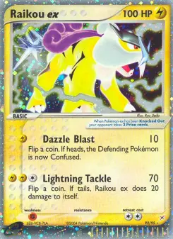 Raikou ex 92 — Team Magma vs Team Aqua