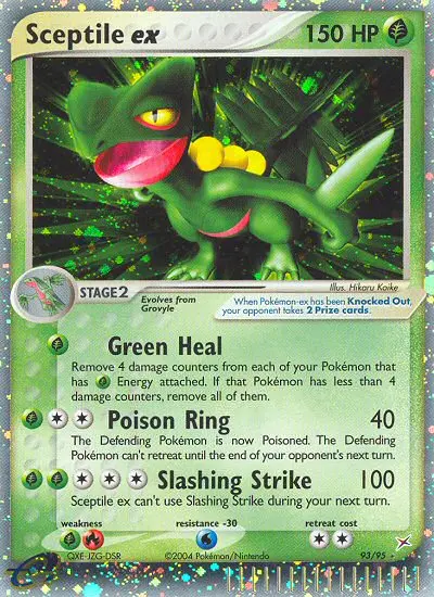 Sceptile ex 93 — the most expensive Sceptile card