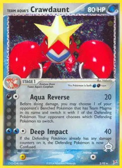 Team Aqua's Crawdaunt 2 — Team Magma vs Team Aqua