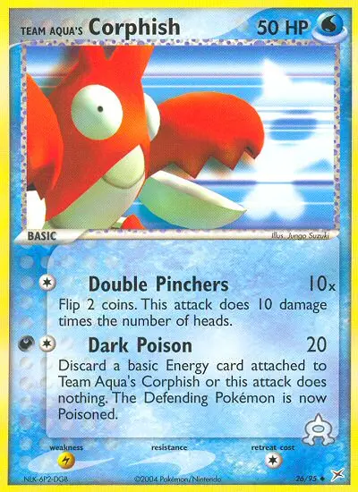 Team Aqua's Corphish 26 — Team Magma vs Team Aqua 26, Normal finish