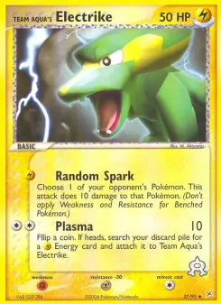 Team Aqua's Electrike — Team Magma vs Team Aqua #27