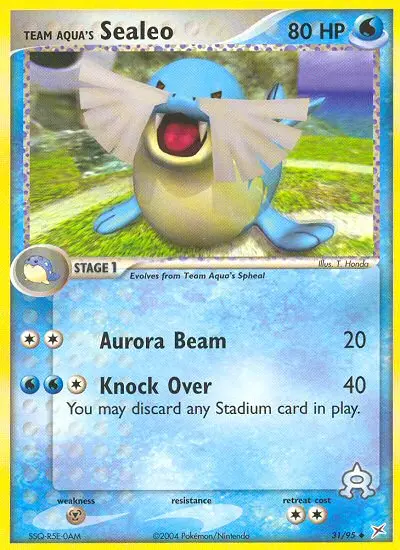 Team Aqua's Sealeo 31 — Team Magma vs Team Aqua 31, Normal finish