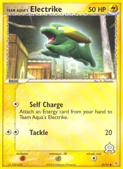 Team Aqua's Electrike — Team Magma vs Team Aqua #53