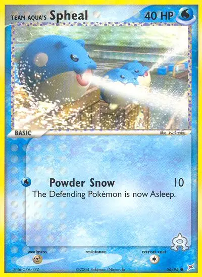 Team Aqua's Spheal 56 — Team Magma vs Team Aqua 56, Normal finish