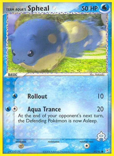 Team Aqua's Spheal 57 — Team Magma vs Team Aqua 57, Normal finish