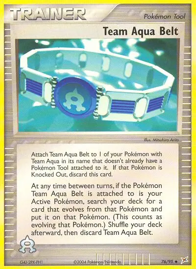 Team Aqua Belt 76 — Team Magma vs Team Aqua 76, Normal finish