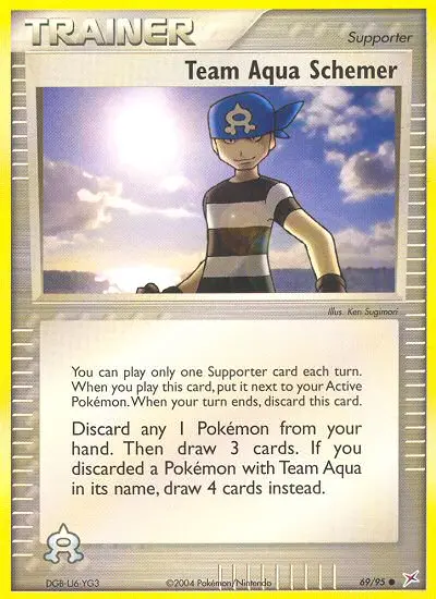 Team Aqua Schemer 69 — Team Magma vs Team Aqua 69, Normal finish