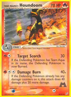 Team Magma's Houndoom 34 — Team Magma vs Team Aqua