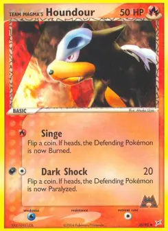 Team Magma's Houndour — Team Magma vs Team Aqua #35
