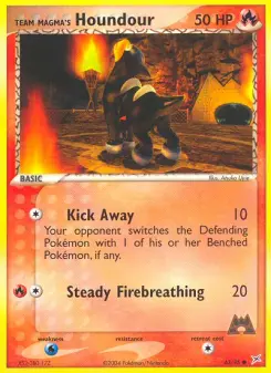 Team Magma's Houndour — Team Magma vs Team Aqua #63