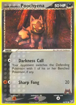 Team Magma's Poochyena 66 — Team Magma vs Team Aqua