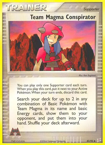 Team Magma Conspirator 82 — Team Magma vs Team Aqua 82, Normal finish