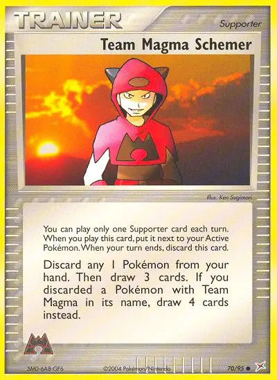 Team Magma Schemer 70 — Team Magma vs Team Aqua 70, Normal finish