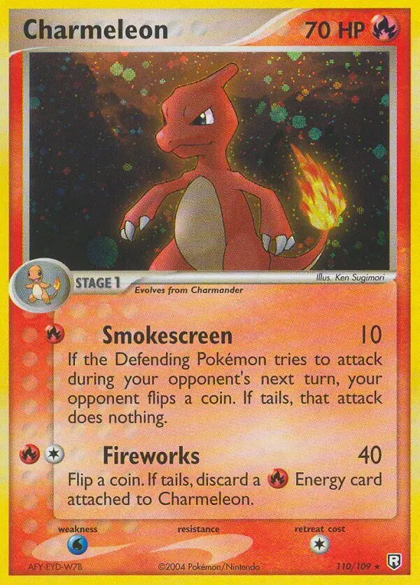 Charmeleon 110 — Team Rocket Returns 110, Holofoil finish