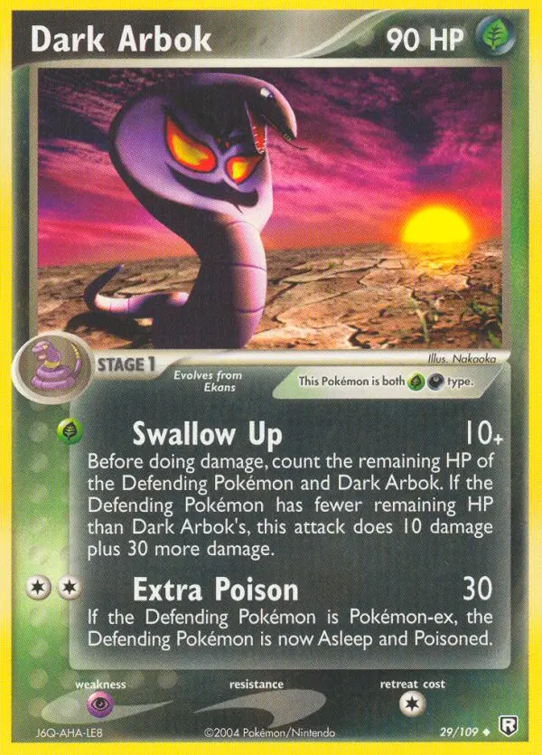 Dark Arbok 29 — Team Rocket Returns 29, Normal finish