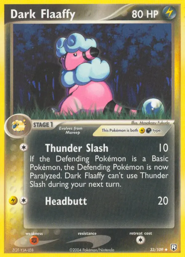 Dark Flaaffy 33 — the most expensive Flaaffy card