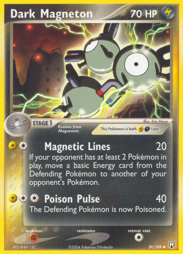 Dark Magneton 39 — Team Rocket Returns 39, Normal finish