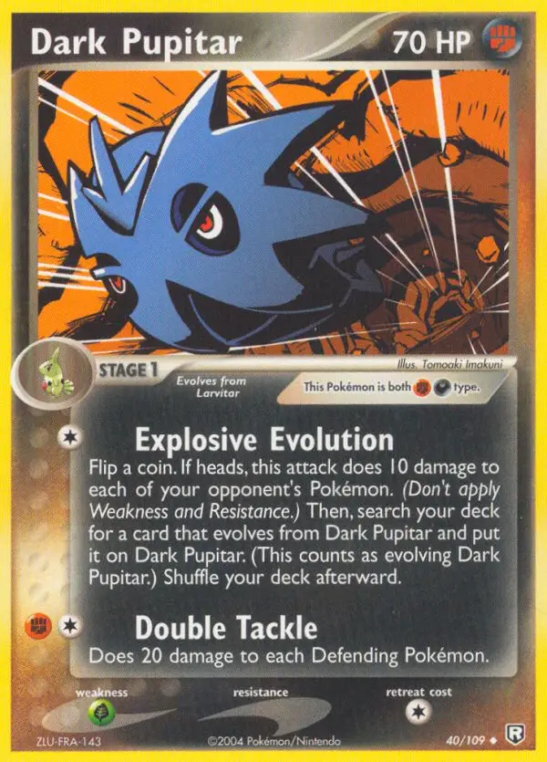 Dark Pupitar 40 — Team Rocket Returns 40, Normal finish