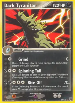 Dark Tyranitar — Team Rocket Returns #19