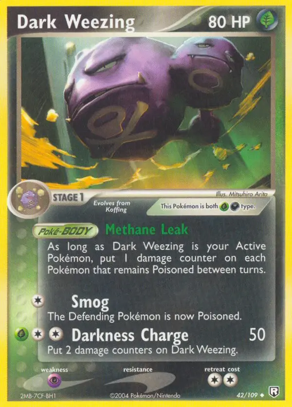 Dark Weezing 42 — Team Rocket Returns 42, Normal finish