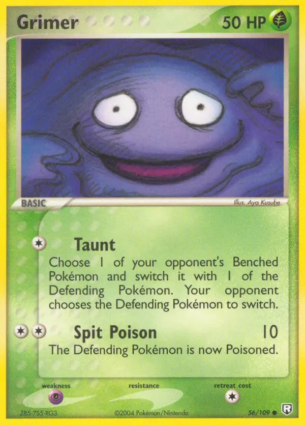 Grimer 56 — the most expensive Grimer card