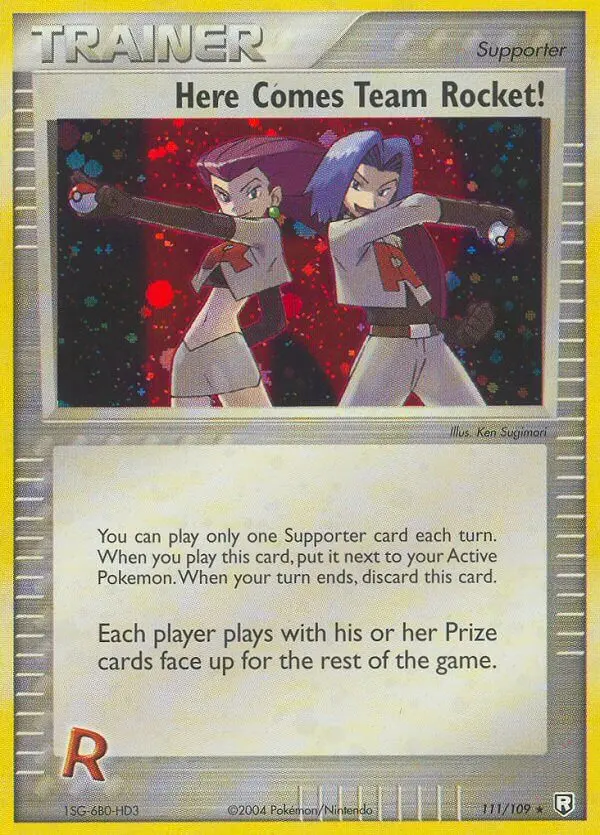 Here Comes Team Rocket! 111 — Team Rocket Returns 111, Holofoil finish