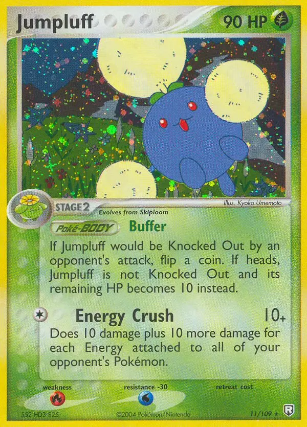 Jumpluff 11 — Team Rocket Returns 11, Holofoil finish