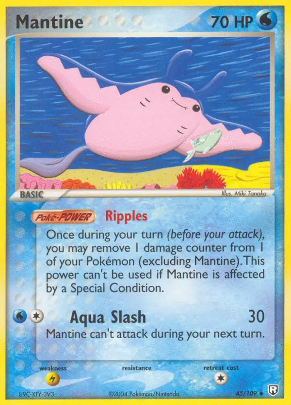 Mantine 45 — Team Rocket Returns 45, Normal finish