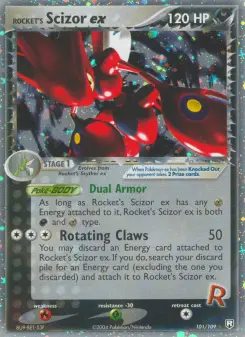 Rocket's Scizor ex 101 — Team Rocket Returns